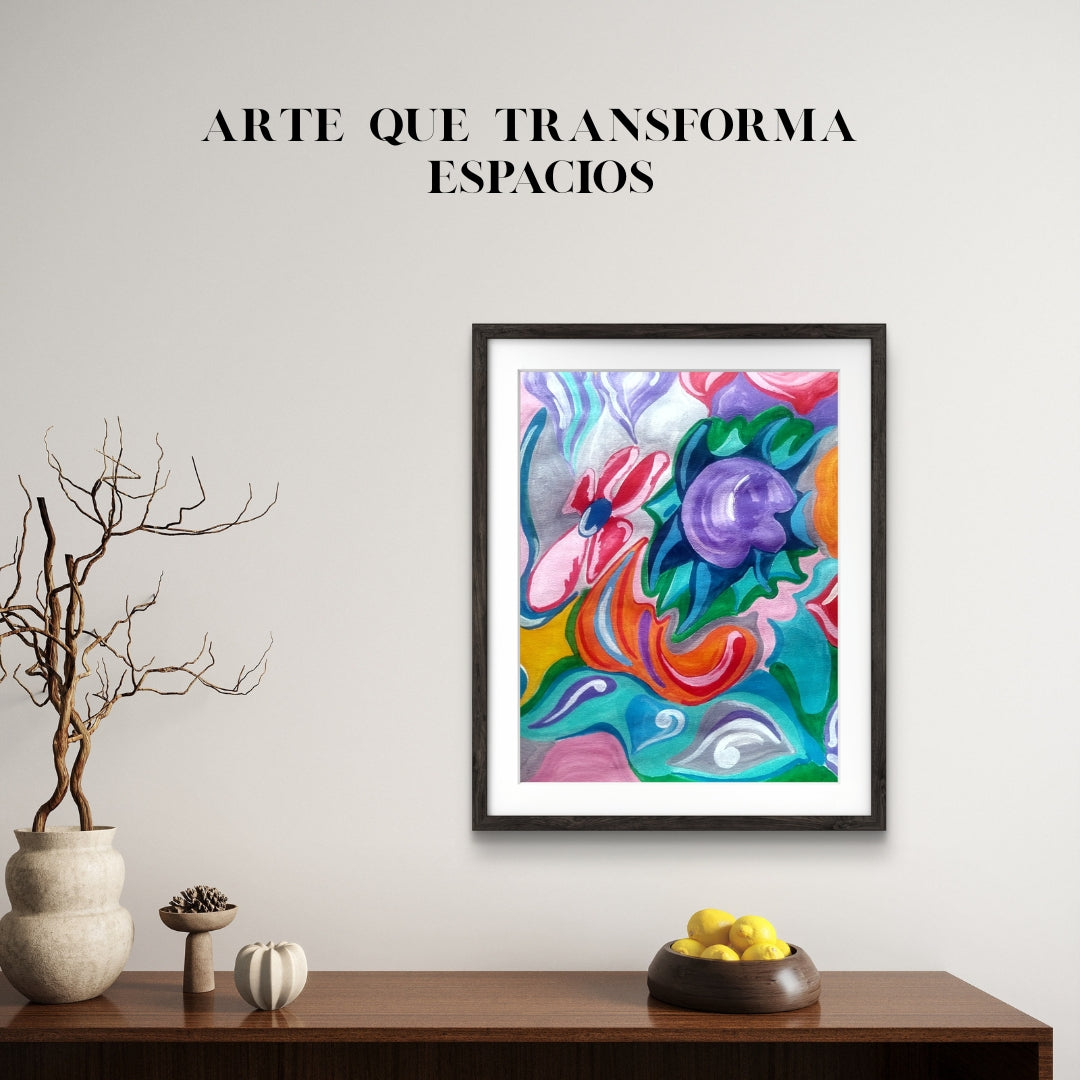 Giclée Fine Art "Materia en Flor 2"