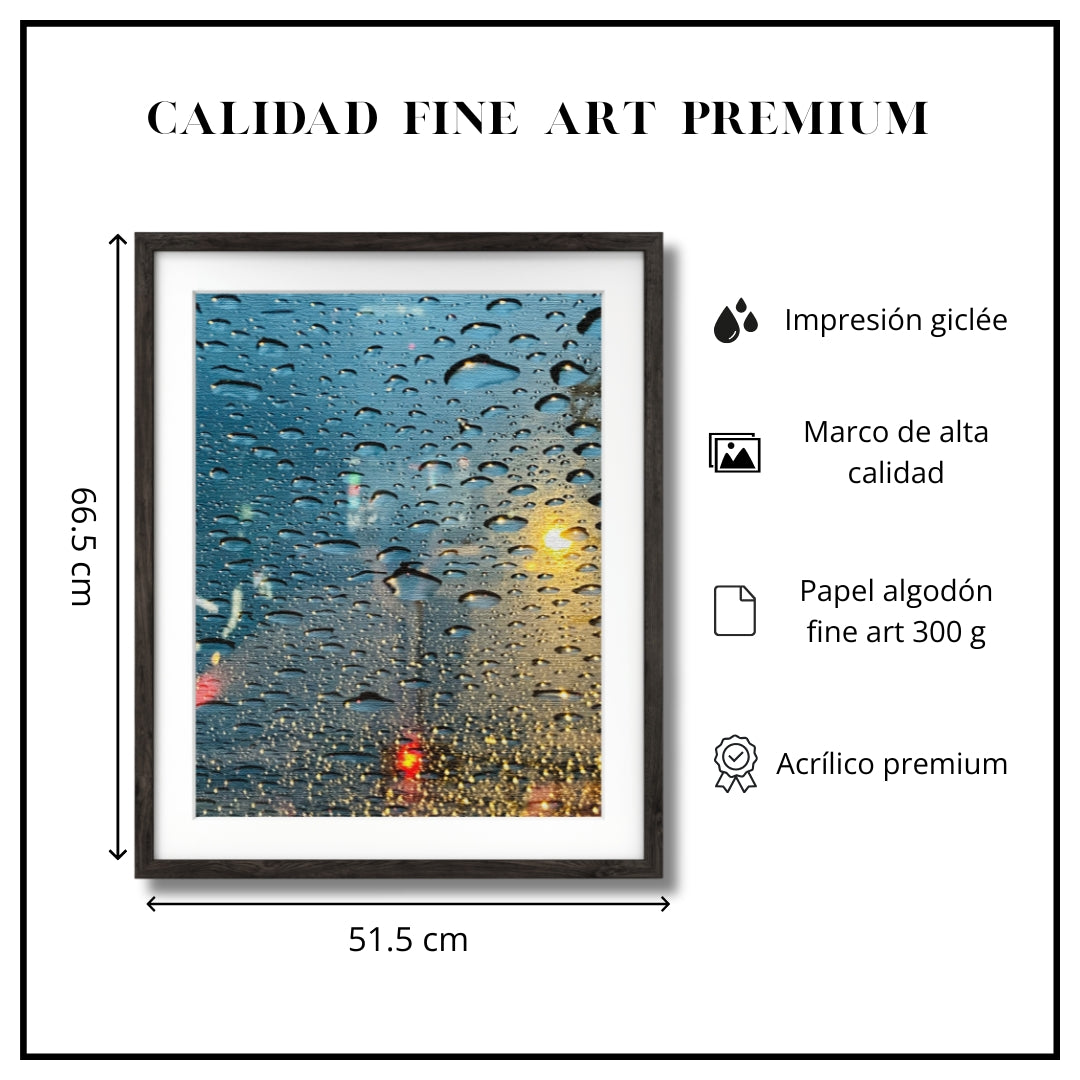 Giclée Fine Art "Bajo la lluvia 3"