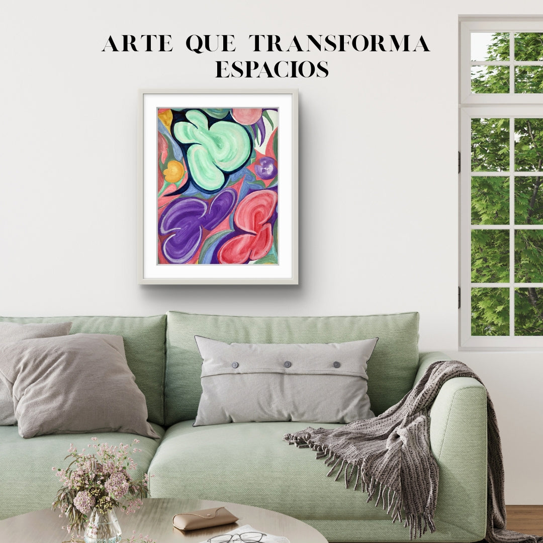 Giclée Fine Art "Materia en Flor 1"