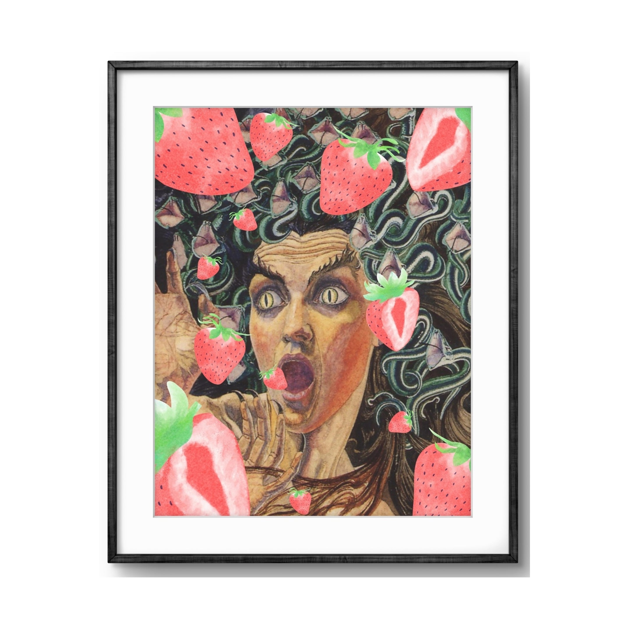 Giclée Fine Art “Medusa Strawberry Pop”